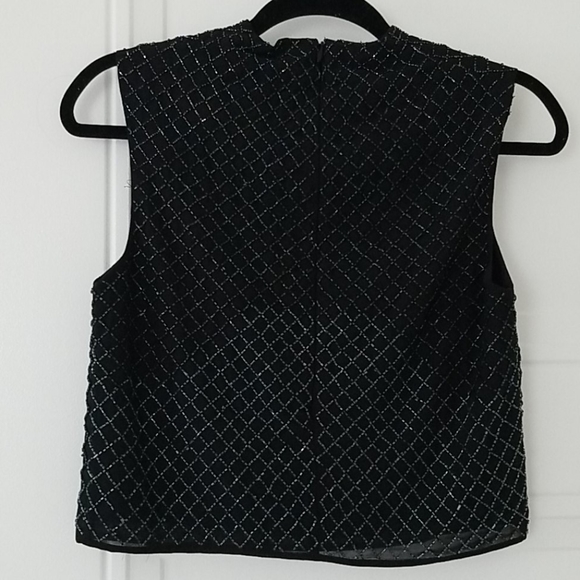 Needle and Thread ombre mesh beaded top - Picture 2 of 5